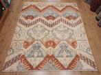 Handgeknoopt oosters tapijt modern design 241x200, Info@SlatsAntiek.nl, Crème, Perzisch, Vof Slats Antiek