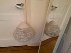 Ibiza hanglamp/ rotan hanglamp wit/ boho hanglamp, Ophalen, Zo goed als nieuw, Minder dan 50 cm