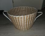 Grote rieten mand, Huis en Inrichting, Woonaccessoires | Schalen en Manden, Ophalen of Verzenden, Zo goed als nieuw, Rond, Riet
