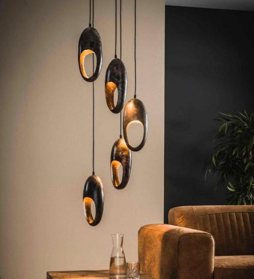 **Moderne Designer Hanglampjes - Set van 5 stuks**, Huis en Inrichting, Lampen | Hanglampen, Nieuw, Minder dan 50 cm, Metaal, Ophalen of Verzenden