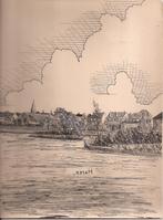 Haren Dorpsgezicht  tekening Sievers 50/60er jaren, Ophalen of Verzenden