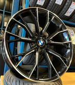 BMW M LOOK VELGEN 20 INCH BREEDSET ZWART GEPOLIJST 5X112, Ophalen of Verzenden, Nieuw, Velg(en)