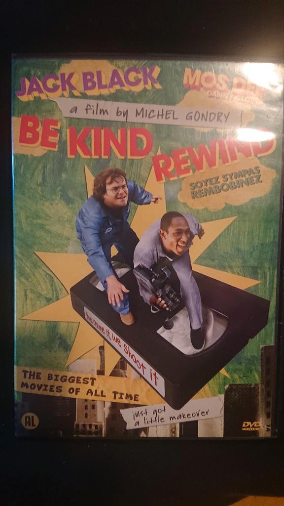 Be Kind Rewind - DVD - Jack Black, Cd's en Dvd's, Dvd's | Komedie, Gebruikt, Overige genres, Alle leeftijden, Ophalen of Verzenden