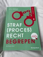 Strafrecht Begrepen - J.H.J. Verbaan - HBO, Ophalen of Verzenden, Gamma, Zo goed als nieuw, HBO