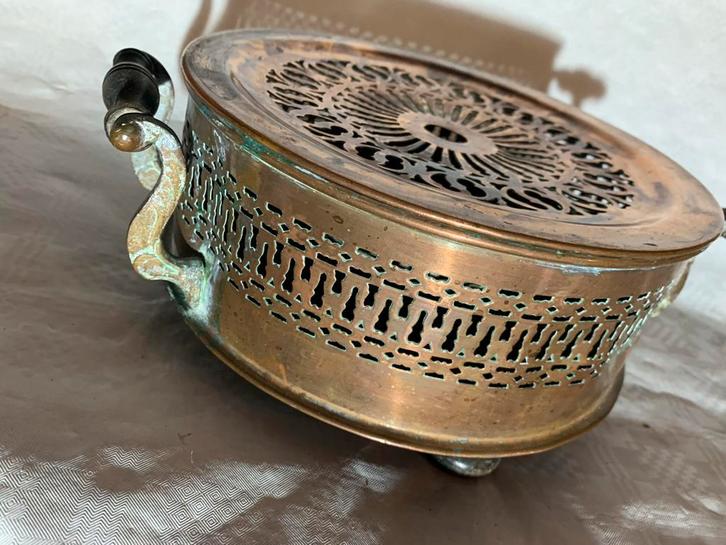 Antieke Koperen Stoof, Antiek en Kunst, Antiek | Koper en Brons, Koper, Ophalen of Verzenden