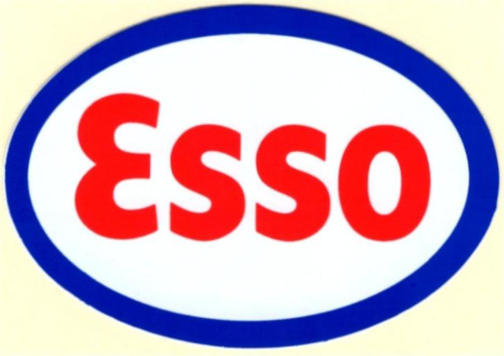 Esso sticker #2, Motoren, Accessoires | Stickers, Verzenden