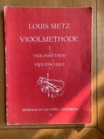 Louis Metz Vioolmethode deel 1 (gratis verzending), Viool of Altviool, Gebruikt, Ophalen of Verzenden, Artiest of Componist