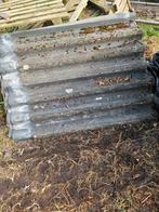 Dakplaten golfplaten, Doe-het-zelf en Verbouw, Dakpannen en Dakbedekking, Gebruikt, Zwart, Ophalen of Verzenden, 15 m² of meer