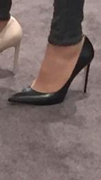 High heels zwartleer mt 39 van Guglielmo Rota hakhgte 10,5cm, Ophalen of Verzenden