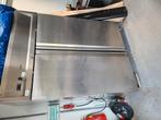 Vriezer groot staand dubbeldeurs.RVS, Gebruikt, 160 cm of meer, Vrijstaand, 90 cm of meer