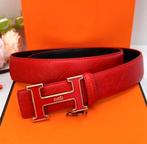 Hermes Riem - Prachtige Rode Accessoire, Kleding | Dames, Riemen en Ceinturen, 3 tot 5 cm, Echt leder, 90 tot 100 cm, Tailleriem