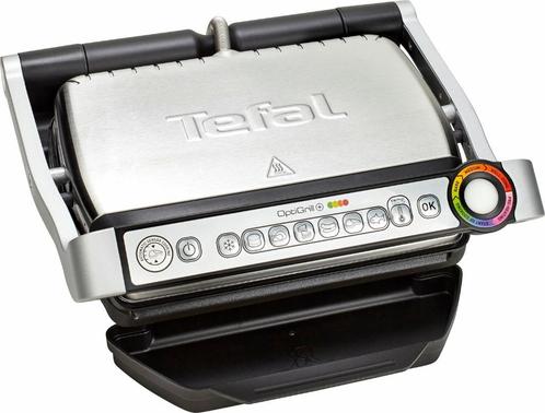 Tefal Optigrill GC712D, Witgoed en Apparatuur, Contactgrills, Gebruikt, Uitneembare platen, Vaatmachinebestendige platen, Ophalen of Verzenden