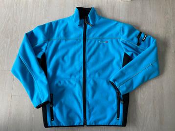 Fleece jas /ski jas / winterjas blauw maat L beschikbaar voor biedingen