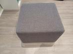 Poef / Hocker Goossens meubelen merk N-joy - in nette staat, Ophalen, Gebruikt, 50 tot 75 cm, Vierkant
