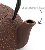 Bredemeijer theepot Anhui0,9L gietijzer aubergine met filter, Dtrendingshop@gmail.com, Verzenden, 2103sp, Bredemeijer