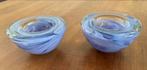 Kosta Boda Atoll waxinelichthouders, set van 2, Ophalen of Verzenden, Zo goed als nieuw, Overige materialen, Minder dan 25 cm