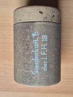 Zr. zeldzame WW2 KARTON. KOKER “SONDERKART. 6 DER L.F.H. 18”, Ophalen of Verzenden, Landmacht, Duitsland, Overige typen