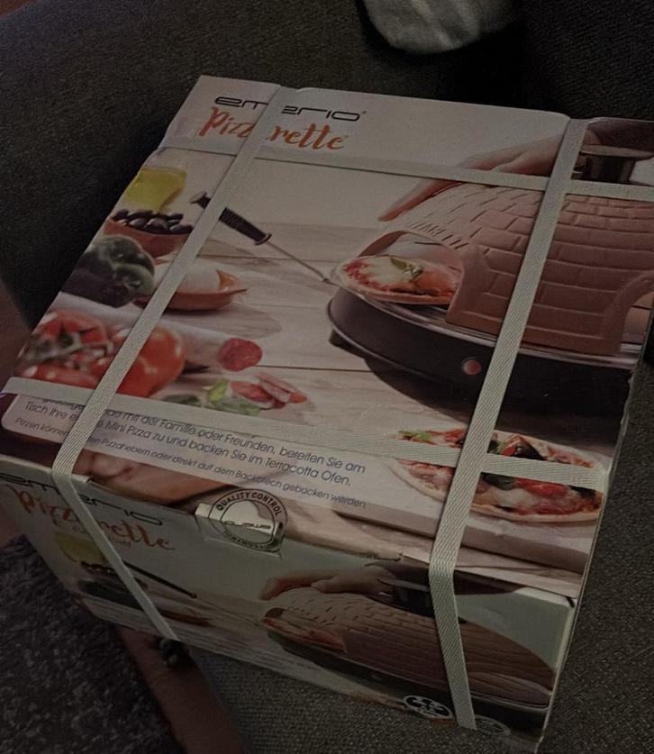 Pizzarette voor 4 personen nieuw, Witgoed en Apparatuur, Fonduesets, Nieuw, Fondueset, Elektrisch, Ophalen