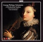 George Philipp Telemann / 3 orchestral suites, Orkest of Ballet, Gebruikt, Ophalen of Verzenden, Barok