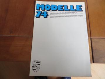 Folder Porsche modellen 1974, Porsche 914, 911/S, Carrera beschikbaar voor biedingen