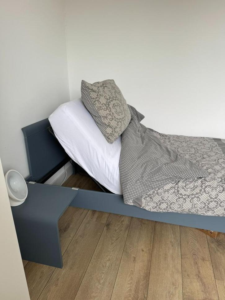 Auping Auronde 1-persoonsbed (100x200) – verstelbaar, Huis en Inrichting, Slaapkamer | Bedden, Gebruikt, Eenpersoons, 100 cm, 200 cm
