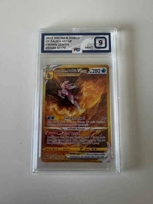 Origin Forme Palkia VSTAR CRZ GG67 PG9, Hobby en Vrije tijd, Verzamelkaartspellen | Pokémon, Zo goed als nieuw, Losse kaart, Ophalen of Verzenden