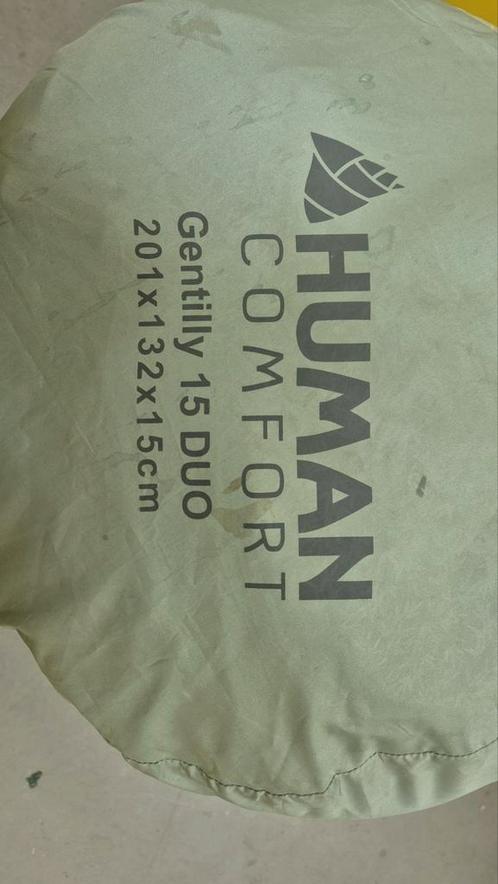 Luchtmatras human comfort gentilly 15 duo luchtbed, Caravans en Kamperen, Luchtbedden, Gebruikt, 2-persoons, Ophalen of Verzenden