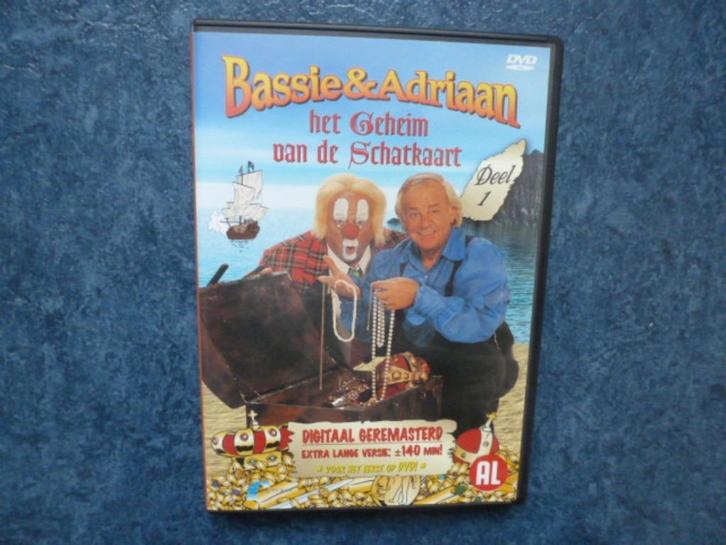 dvd BASSIE & ADRIAAN het geheim van de schatkamer deel 1, Cd's en Dvd's, Dvd's | Kinderen en Jeugd, Zo goed als nieuw, Film, Avontuur