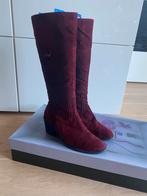 To Be Suède Laarzen Bordeaux Maat 39, Verzenden, Rood, Hoge laarzen