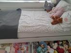 IKEA SLÄKT Bedframe met onderbed en opberger, wit, 90x200, Huis en Inrichting, Ophalen, 90 cm, Eenpersoons, Wit