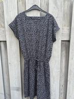 ONLY zwarte jurk met blauw-witte bloemenprint, maat 34, Only, Zwart, Ophalen of Verzenden, Zo goed als nieuw