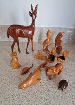 Houten Dieren Beeldjes, Antiek en Kunst, Ophalen of Verzenden