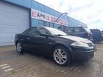 Renault Mégane 2.0 16V 120KW Cabrio Autcom E4 2005 Zwart, Auto's, 1998 cc, 4 cilinders, Cabriolet, 4 stoelen