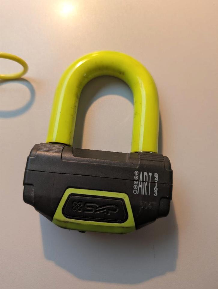 SXP Schijfremslot ART-4, Motoren, Accessoires | Sloten, Zo goed als nieuw, Ophalen of Verzenden