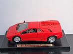 Lamborghini Diablo 6.0 V12 Rood 1/18 Maisto, Hobby en Vrije tijd, Modelauto's | 1:18, Gebruikt, Ophalen of Verzenden, Auto, Maisto