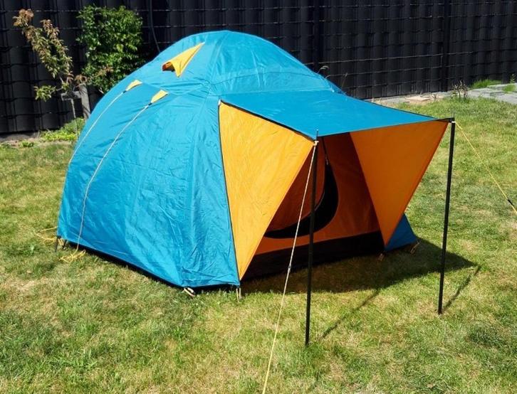 Koepeltent, Caravans en Kamperen, Tenten, tot en met 4, Gebruikt, Ophalen