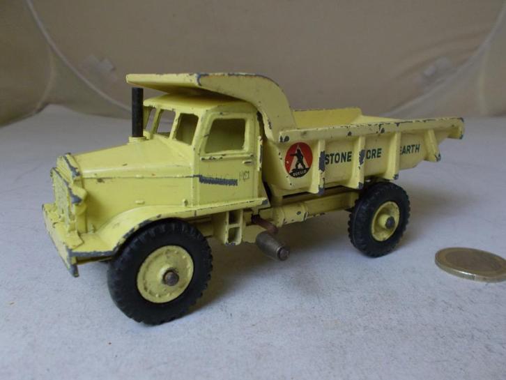 Dinky Supertoys 965 (1958) EUCLID REAR DUMP TRUCK (WERKT!), Hobby en Vrije tijd, Modelauto's | 1:43, Gebruikt, Tractor of Landbouw