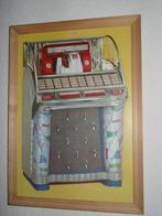 Jukebox   Seeburg  W  in Lijst   32 x 23  Cm, Ophalen of Verzenden, Zo goed als nieuw, 1950 tot 1960, Seeburg