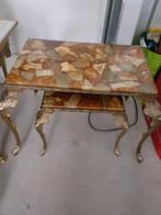 Vintage Hollywood regency bijzettafeltjes, Ophalen