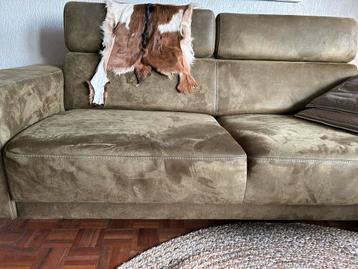 Mooie groene bankstel - 3 persoons beschikbaar voor biedingen