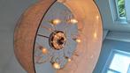 Hanglamp met beige kap., Huis en Inrichting, Lampen | Hanglampen, Ophalen of Verzenden, Zo goed als nieuw, Minder dan 50 cm