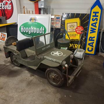 Willy's Jeep kinderjeep Trapauto  beschikbaar voor biedingen
