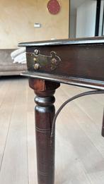 Prachtige koloniale eettafel, Ophalen, Koloniaal, Teakhout, 50 tot 100 cm