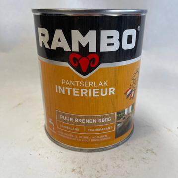 Rambo Pantserlak Interieur Puur Grenen 0805 Zijdeglans 750ml beschikbaar voor biedingen