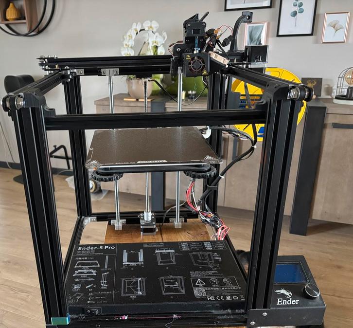 creality ender 5 pro met CR touch, Computers en Software, 3D Printers, Zo goed als nieuw, Ophalen of Verzenden