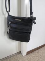 Retro schoudertasje van New Bags met veel ritsen, Overige merken, Zwart, Ophalen of Verzenden, Zo goed als nieuw