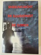 Sneeuwjacht+De Illusionist+De Codex, Ophalen of Verzenden