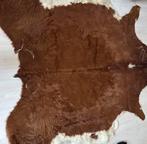 Mooie koeienhuid vloerkleed  170x140, Ophalen, Gebruikt, 100 tot 150 cm, Bruin