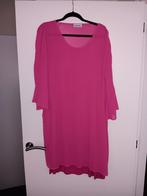 Te Koop: CHALOU Tuniek,  mt 46. Roze plissé. (J-76), Kleding | Dames, Blouse of Tuniek, Chalou, Ophalen of Verzenden, Zo goed als nieuw
