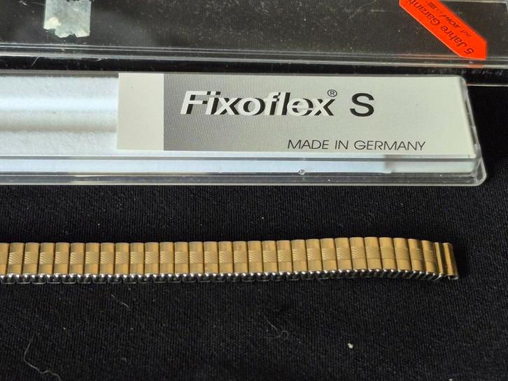 Fixoflex S Rowi horlogeband HiTec gold 385154 8mm GA 12mm, Sieraden, Tassen en Uiterlijk, Horloges | Dames, Nieuw, Polshorloge